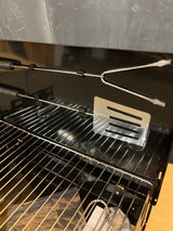 Portable hibachi grill - black coated stainless steel - vintage Arctic