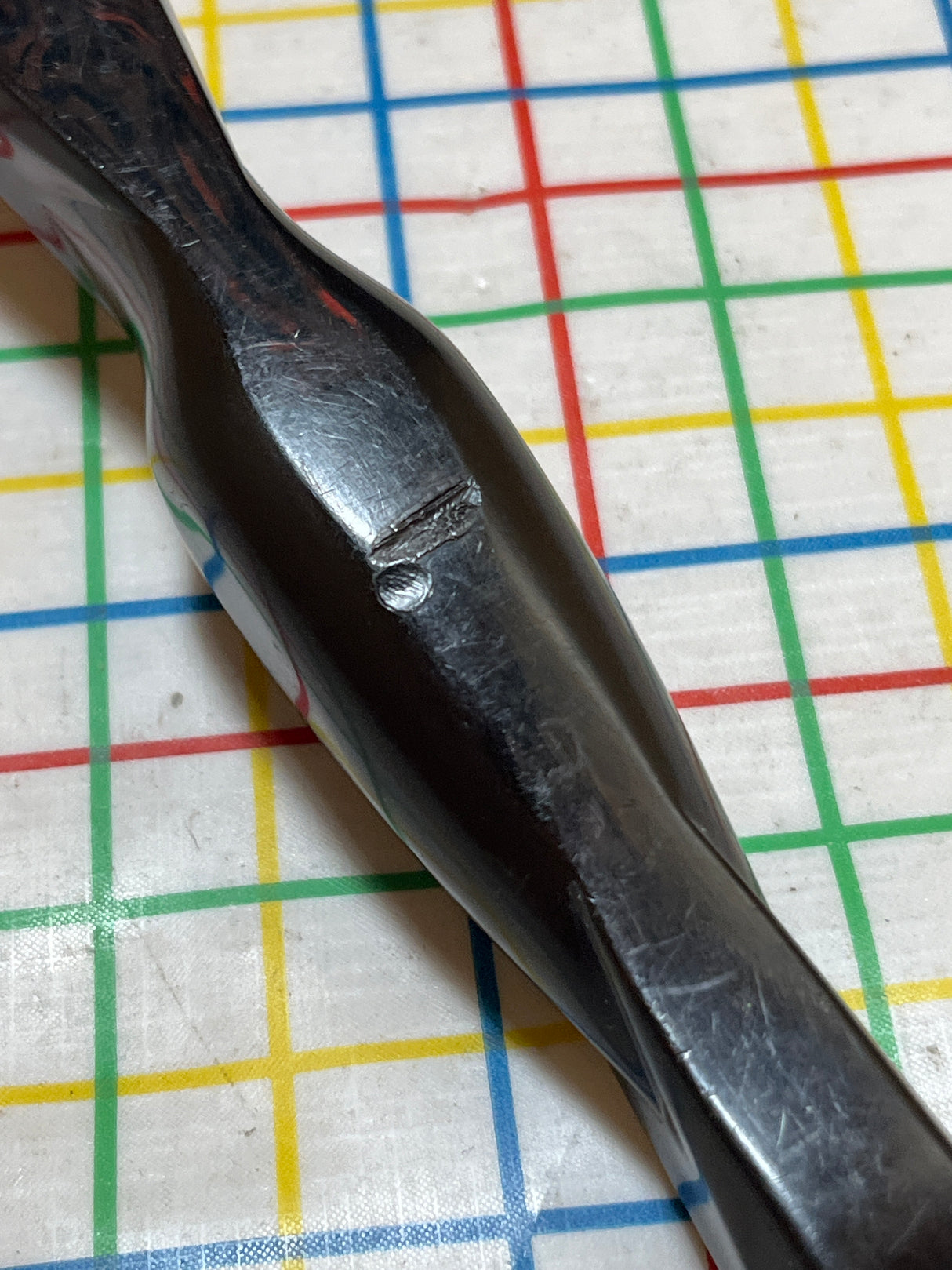 Slotted spatula turner - stainless steel with Bakelite handle - vintage Cutco 1716