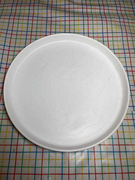 Plates with raised edge - white stoneware ceramic with matte finish - GAP Home