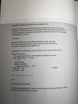 The Vegetarian Compass: New Directions in Vegetarian Cooking by Karen Hubert Allison (First Edition 1998)