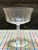Champagne glass - cut glass - vintage Cristal D'Arques Durand REGENCY