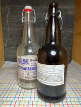 1 liter bottle with stopper - glass and silicone - Arsenal Cider House