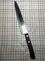 8" kitchen knife - stainless steel with wood handle - Flint Vanadium