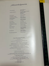 RARE Duquesne Club Cookbook acknowledgments page showing contributors, photo credits, publication details including editor name, copyright 1998, and Club's contact information.