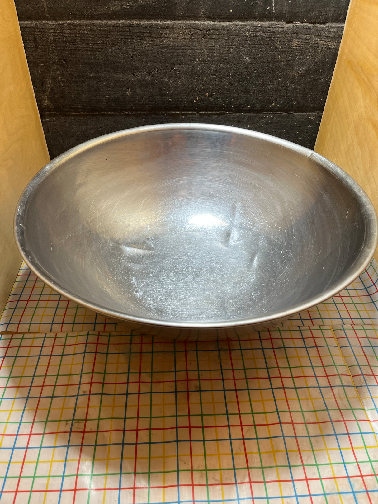 15-inch mixing bowl - stainless steel - Metro