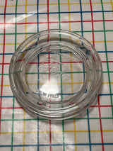 Clear glass jar lids - made in Italy