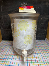 1 gallon beverage dispenser - clear plastic - Better Homes and Gardens