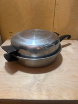 Seal-O-Matic Thermium Multi-Plex 18-8 Stainless Steel 11” Skillet with Lid