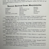 The Professional's Art of Garde Manger recipe book showcasing techniques for cold food preparation with black text on white paper.