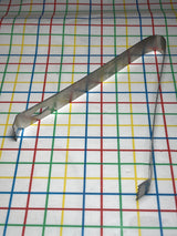 Ice tongs with teeny teeth - stainless steel