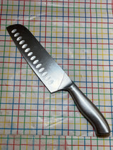 7" santoku knife - stainless steel - Chicago Cutlery 6J198BH