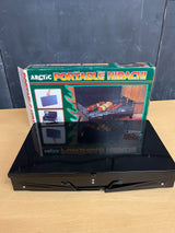 Portable hibachi grill - black coated stainless steel - vintage Arctic