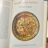 The American Heritage Cookbook open to pages featuring historical recipes and illustrations of American culinary history.