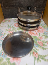 4-level Dhokla cooker - stainless steel - Super Shyne