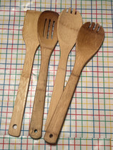 Basic bamboo cooking utensils