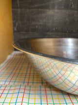8-quart / 13.75-inch mixing bowl with flat edge - stainless steel