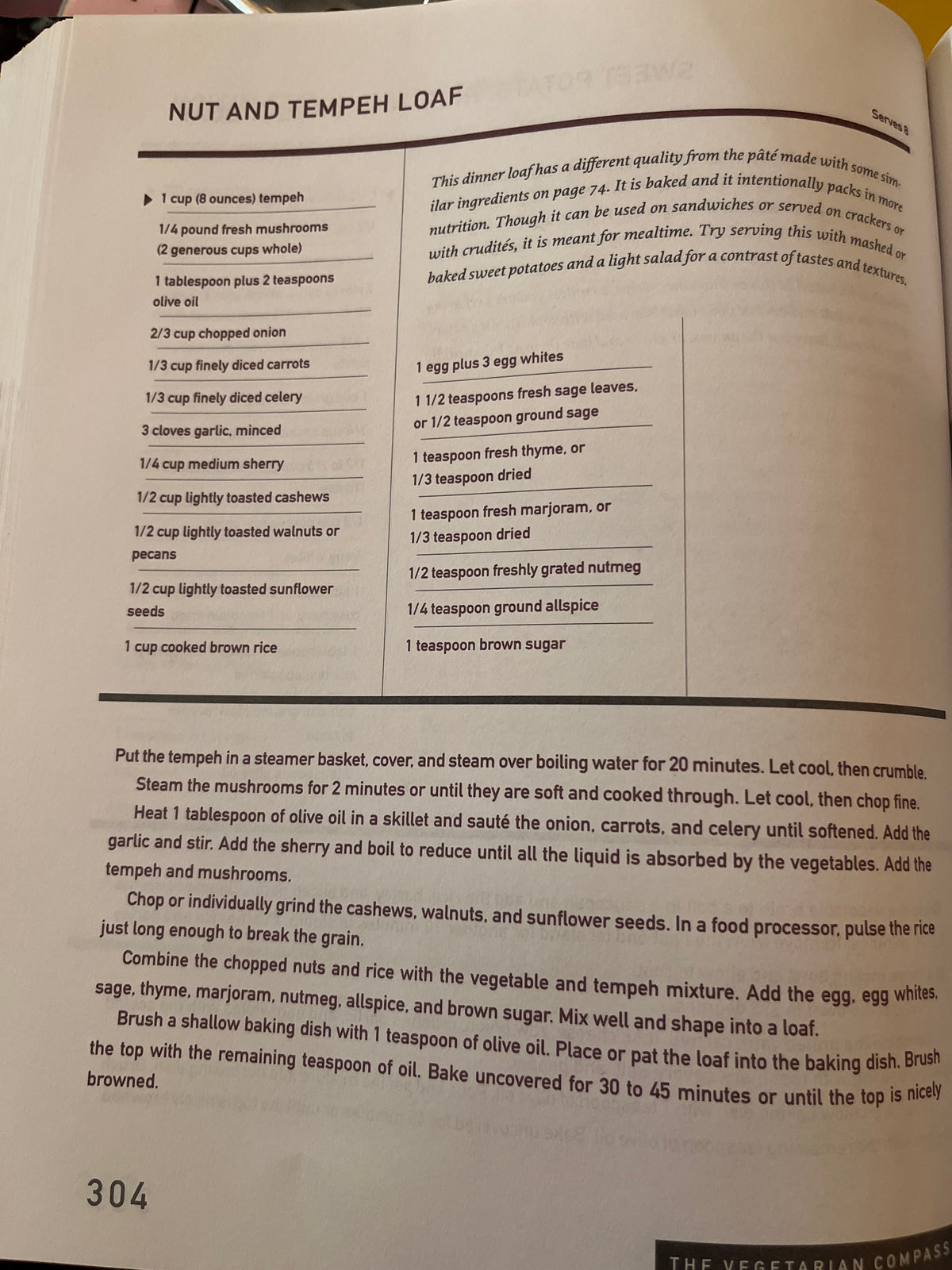 The Vegetarian Compass: New Directions in Vegetarian Cooking by Karen Hubert Allison (First Edition 1998)