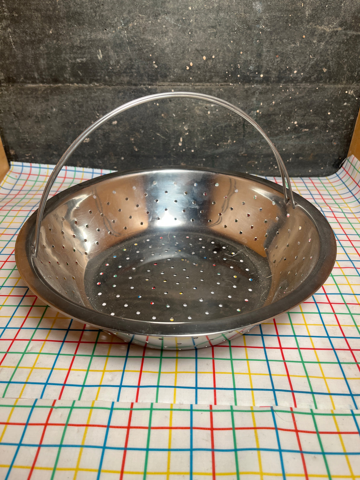 Steamer basket pot insert with two handles - stainless steel