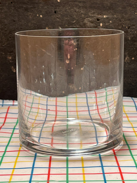 Set of 6 glass crystal lowball drink tumblers - Mikasa
