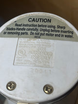 2-speed immersion blender with stand - stainless steel and plastic - vintage Cuisinart Quick Prep CSB-2