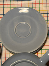 Pastel blue ceramic tea set - Old Amsterdam Porcelain Works