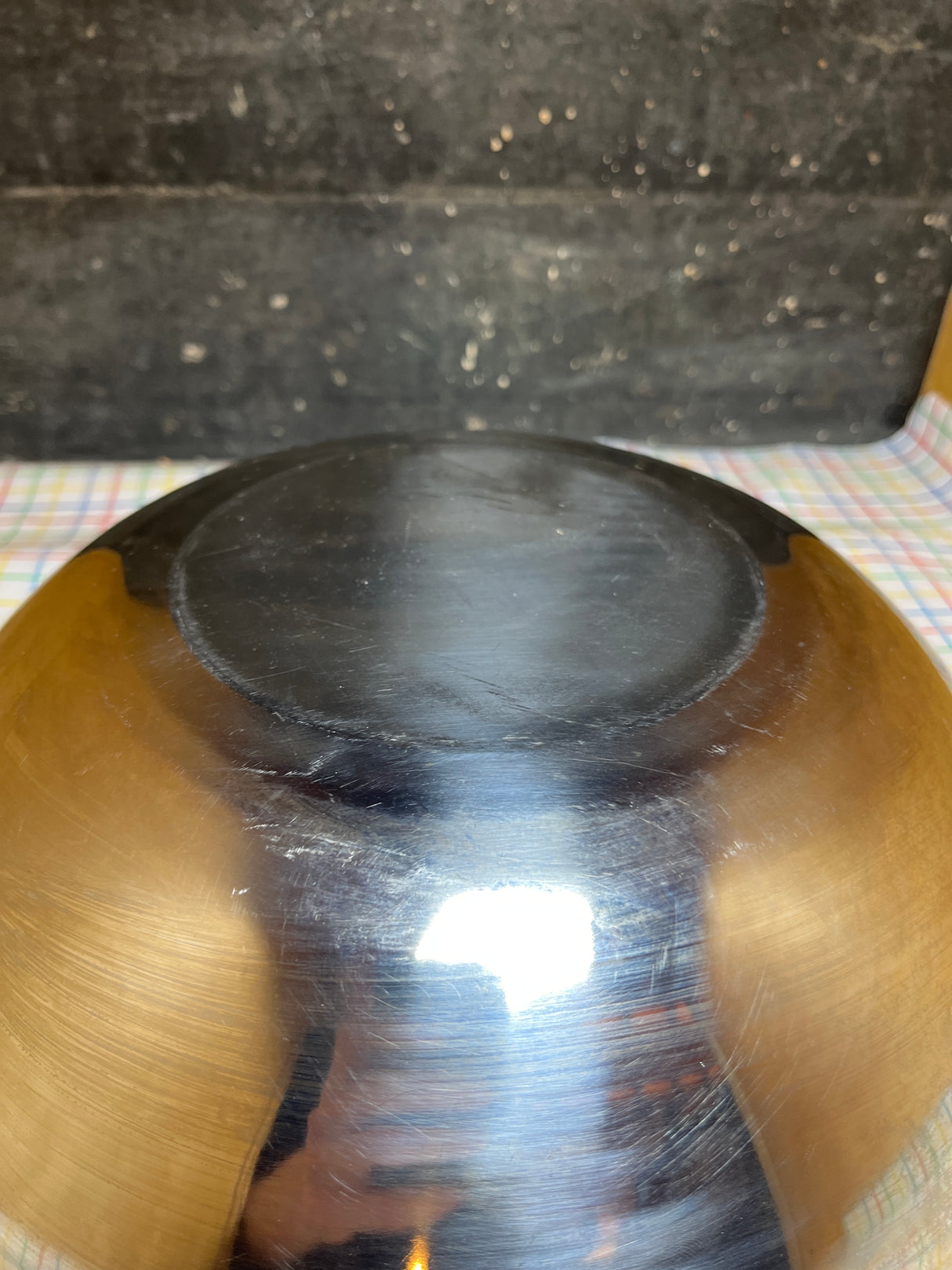 8-quart / 13.75-inch mixing bowl with flat edge - stainless steel