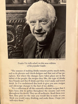 Trader Vic’s Bartender’s Guide (Revised 1972) features a portrait of Trader Vic, detailing updated recipes and insights on evolving drinking habits.