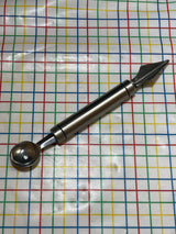 Double-headed melon baller scoop - stainless steel