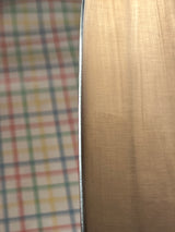 8" Chef knife - carbon steel blade ice hardened and glass finished with Santoprene grip handle - Anolon