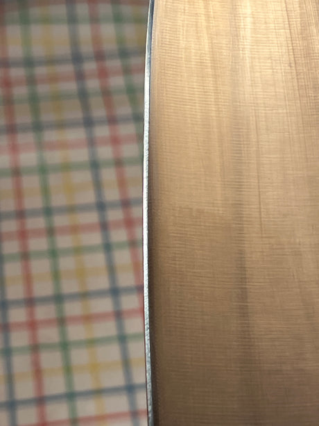 8" Chef knife - carbon steel blade ice hardened and glass finished with Santoprene grip handle - Anolon